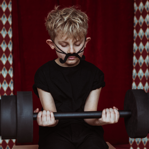 Haltère Strongman du Cirque Vintage