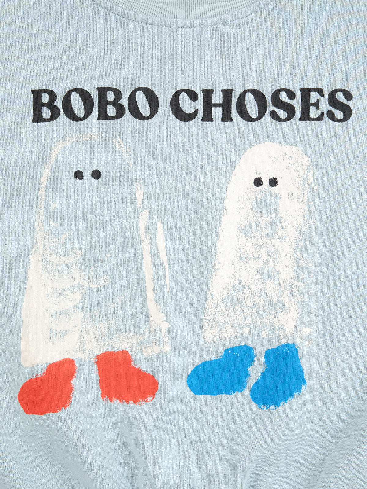 Sweat-shirt Booty Ghosts bleu clair