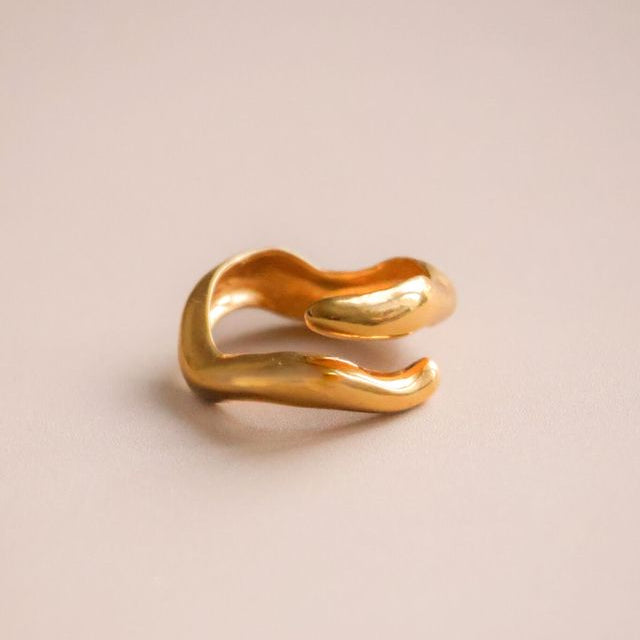 Bague de doigt Liquid gold