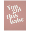Carte postale de tadah.ch You got this babe