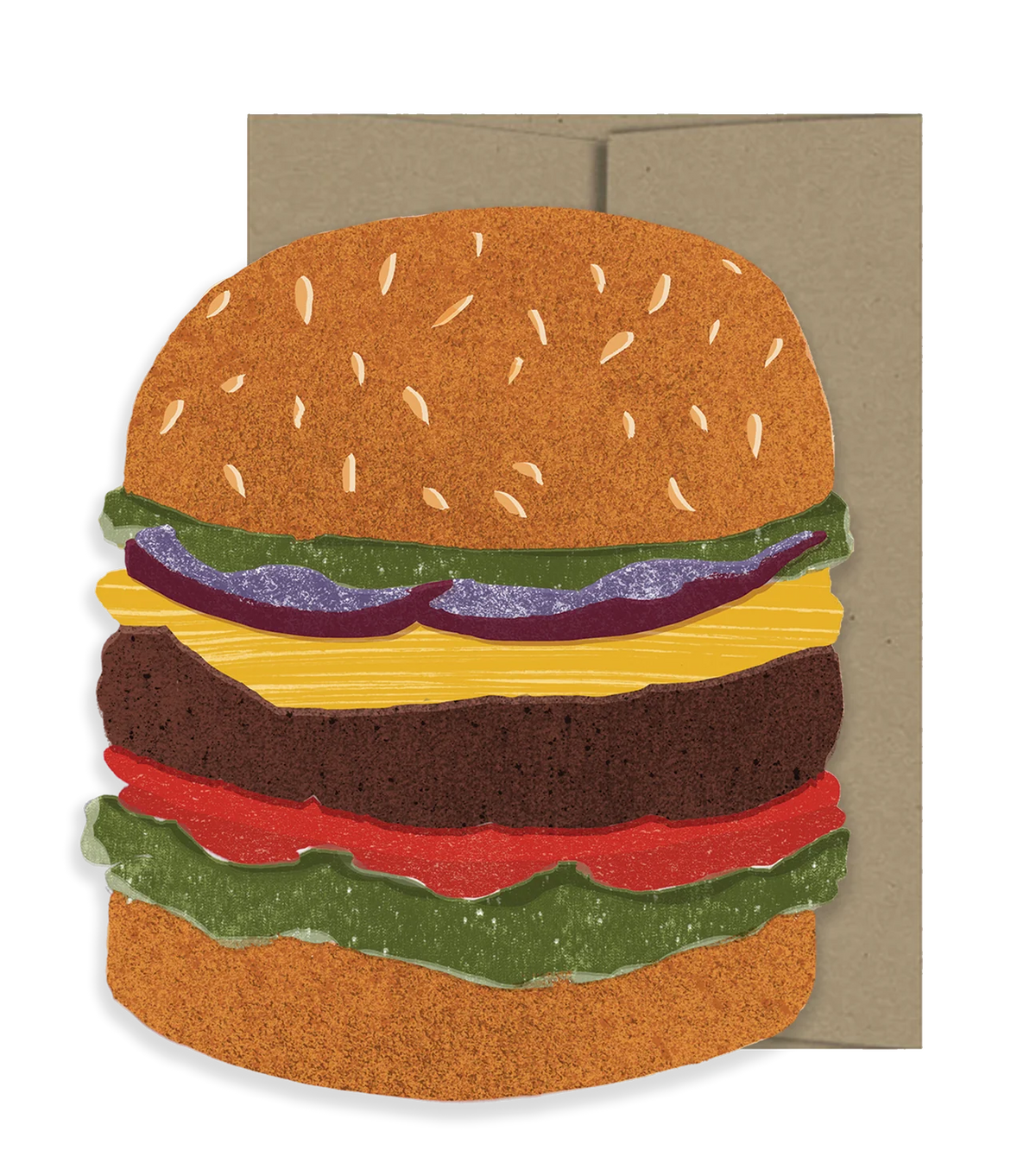 Hamburger Fold-Out Card