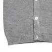Baby jacket Merino wool grey-mélange - frilo swissmade