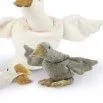 Doudou et peluche chauffant Oie noyau de cerise petit gris - Senger Naturwelt