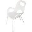 Umbra Chaise Oh Blanc, Empilable - Umbra