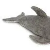 Doudou et chauffe-plat dauphin épeautre grand gris - Senger Naturwelt