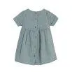 Summer Dress Muslin Aqua Glitter - OrganicEra