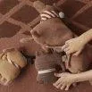 OYOY Cuddle Cushion Hunsi Dog with Puppies 36 cm x 35 cm - OYOY
