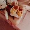 Doll shoes Dinkum corn yellow - Olli Ella