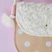 Mini Bag Polka Teddy Beige-White - Petit Mai