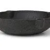 Bowl Candle Holder L ceramic Dark Grey - ferm LIVING