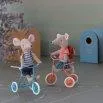 Tricycle Mouse Big Sister with Bag Red - Maileg