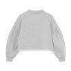 Sweatshirt Crop Heart Light Mixed Grey - Repose AMS