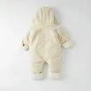 Baby-Anzug Teddy Off white - Cloby