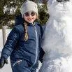 Combinaison d'hiver pour enfants Caspar dress blue - rukka