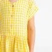 Kleid Simple Yellow Gingham - MATONA