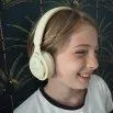 Kids Wireless Bluetooth Headphones Yellow Pastel - Lalarma Copenhagen