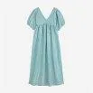 Adult dress Vichy V-Neck Turquoise - Bobo Choses