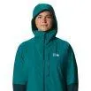 Stretch Ozonic rain jacket dark marsh 340 - Mountain Hardwear
