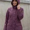 Manteau de pluie pour femme Letti catawba grape - rukka