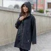 Frauen Regenmantel Travelcoat black - rukka