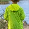 Children's rain jacket Stina fluorescent lemon - rukka