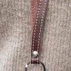 Leather key fob Leather collar long - Fidea Design