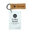 Leather key fob leather collar short - Fidea Design