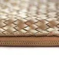 Woven Document Purse Brown