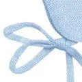 Bonnet en laine de mérinos avec oreilles bleu clair