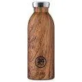 24 Bottles Thermos bottle Clima 0.5 l Sequoia Wood