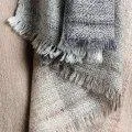 Cashmere wool scarf striped
