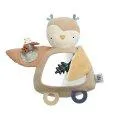 Activity toy, Blinky the owl, maple beige