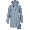 Women's Raincoat Travelcoat faded denim