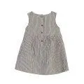 Summer Dress Muslin with Pockets Antrasith Striped