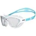 Swimming goggles Jr The One Mask Goggle clear/white/lightblue