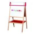 Spielba standing board magnetic with paper + chalks