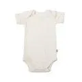 Baby Romper MAYENTZET Short Sleeve Pearl White