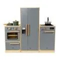 Oven with stove - Emerald green