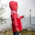 Win children's rain jacket high risk red