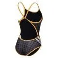W Arena 50th Swimsuit Super Fly Back black multi/gold