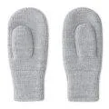 Gloves Knitted Grey Melange