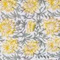 Quilt Sunnie Chintz 230 x 270 cm reversible White, Yellow Grey