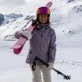 Frauen Skijacke 3-Lagen Hazel lavender aura