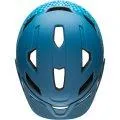 Sidetrack Child helmet matte blue wavy checks