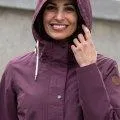 Ladies raincoat Letti catawba grape