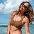 Adult bikini top Charm Surf Mocha