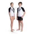 Swim shirt unisex Jr Arena Graphic white/black