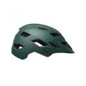 Sidetrack Youth MIPS Helmet matte dark green/orange