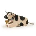 Freiburg cow 1 lying down wooden animal Trauffer