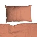 Linus uni, coral, pillow case 65x65